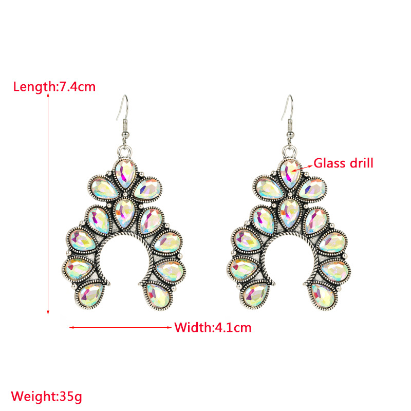 Fashion Jewelry Rhinestone Earrings For Women YWHME-529 