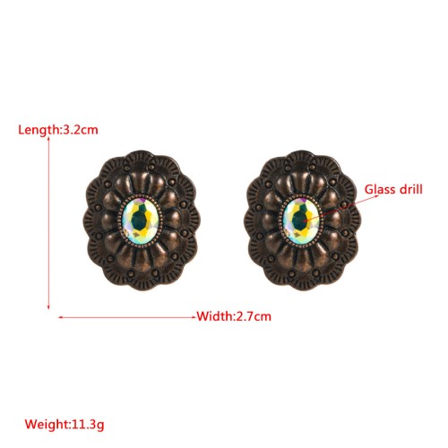 Fashion Jewelry Rhinestone Earrings For Women YWHME-530