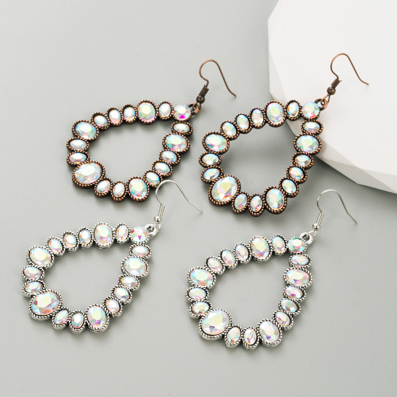 Fashion Jewelry Rhinestone Earrings For Women YWHME-531 