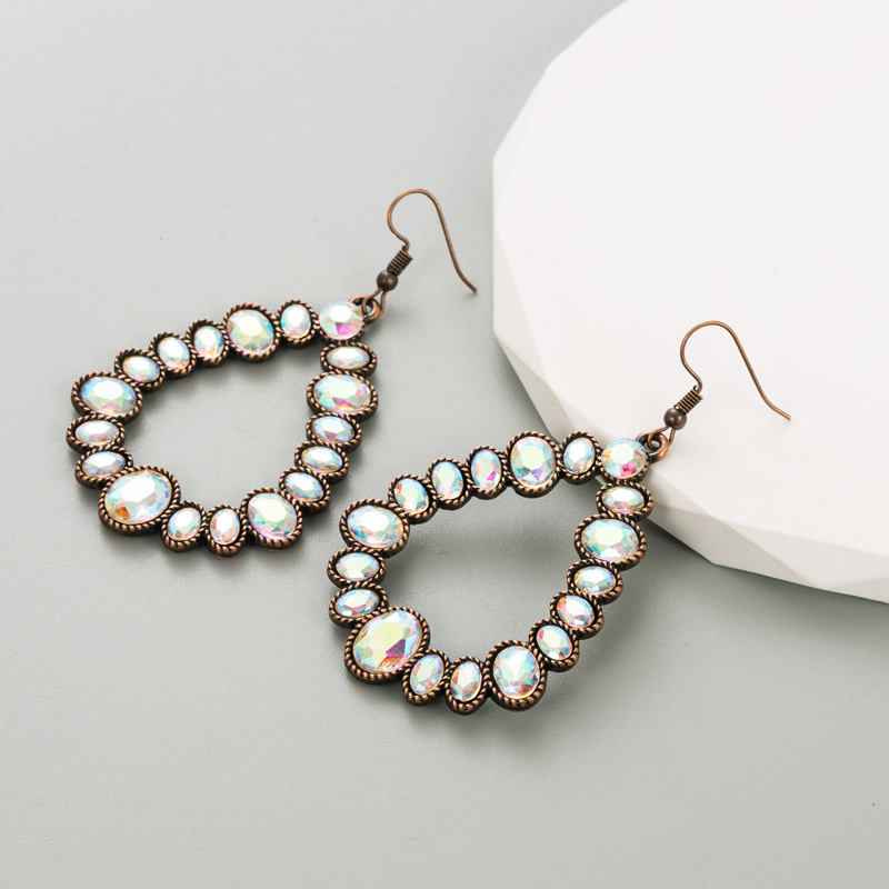 Fashion Jewelry Rhinestone Earrings For Women YWHME-531 