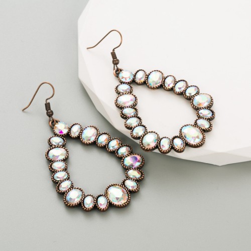 Fashion Jewelry Rhinestone Earrings For Women YWHME-531