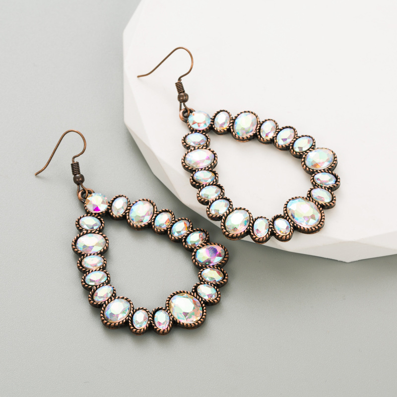 Fashion Jewelry Rhinestone Earrings For Women YWHME-531 