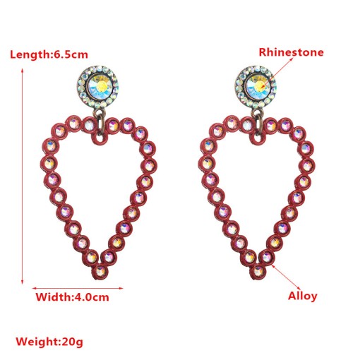 Fashion Jewelry Rhinestone Earrings For Women YWHME-533