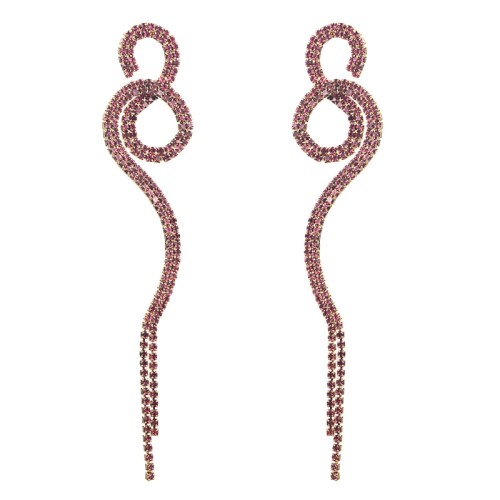 Fashion Jewelry Rhinestone Earrings For Women YWHME-534