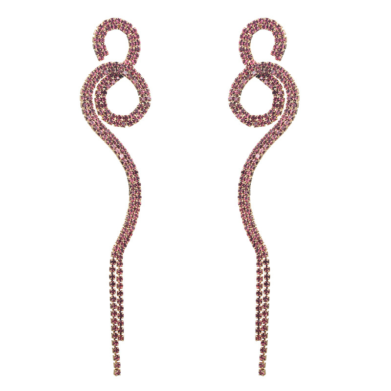 Fashion Jewelry Rhinestone Earrings For Women YWHME-534 