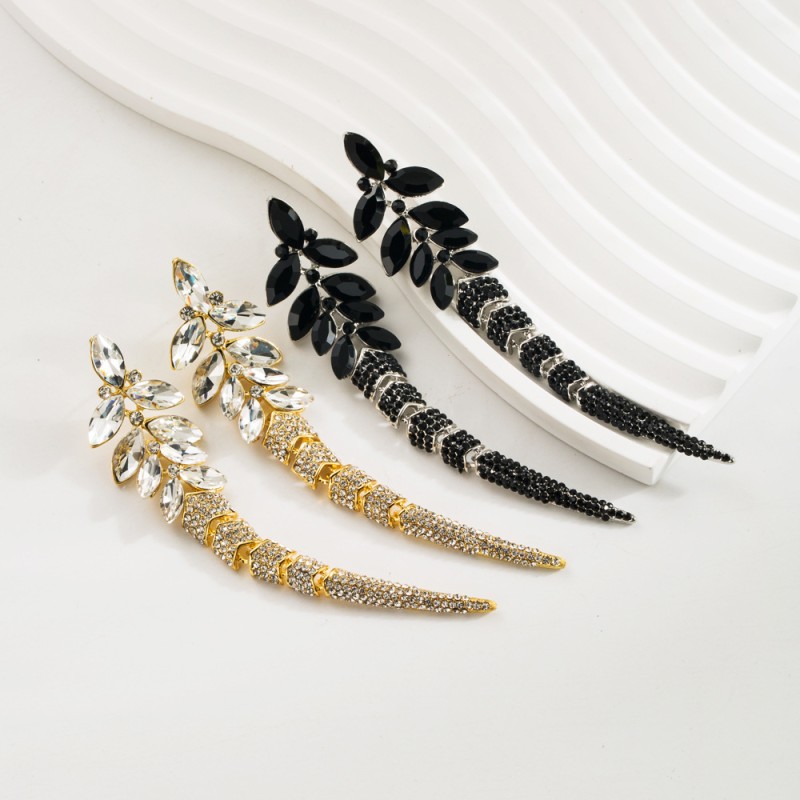 Fashion Jewelry Rhinestone Earrings For Women YWHME-535