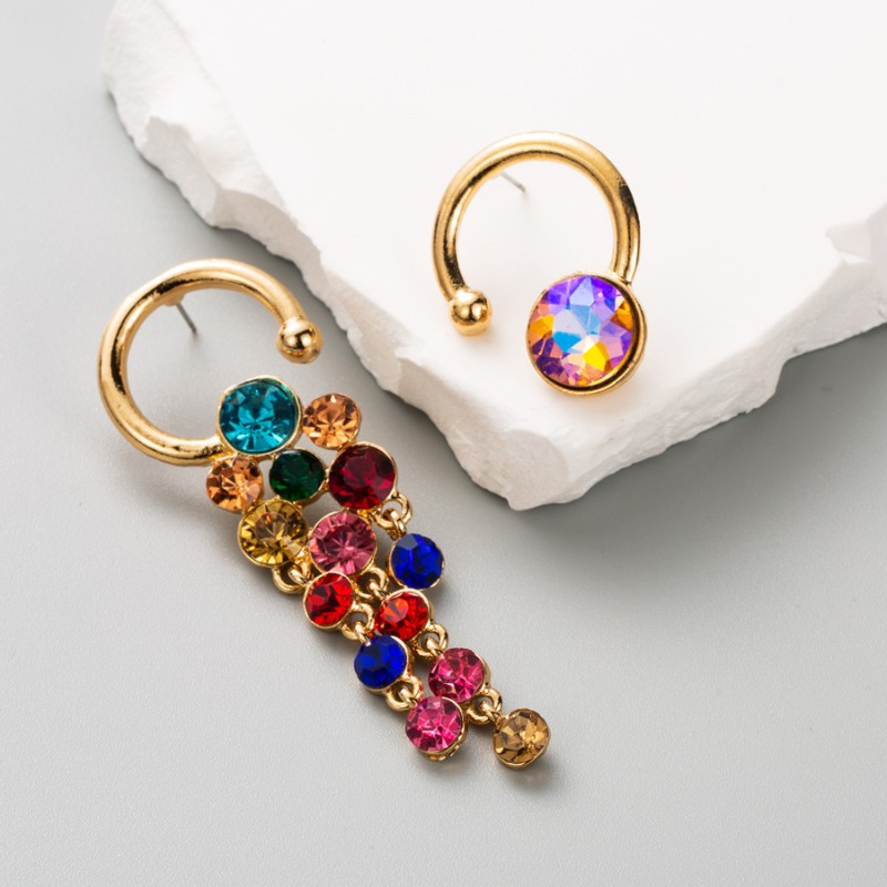 Fashion Jewelry Rhinestone Earrings For Women YWHME-538 