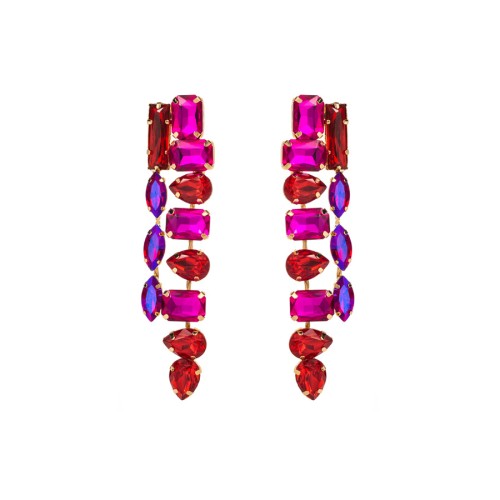 Fashion Jewelry Rhinestone Earrings For Women YWHME-539