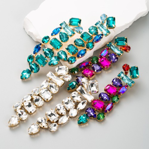 Fashion Jewelry Rhinestone Earrings For Women YWHME-540