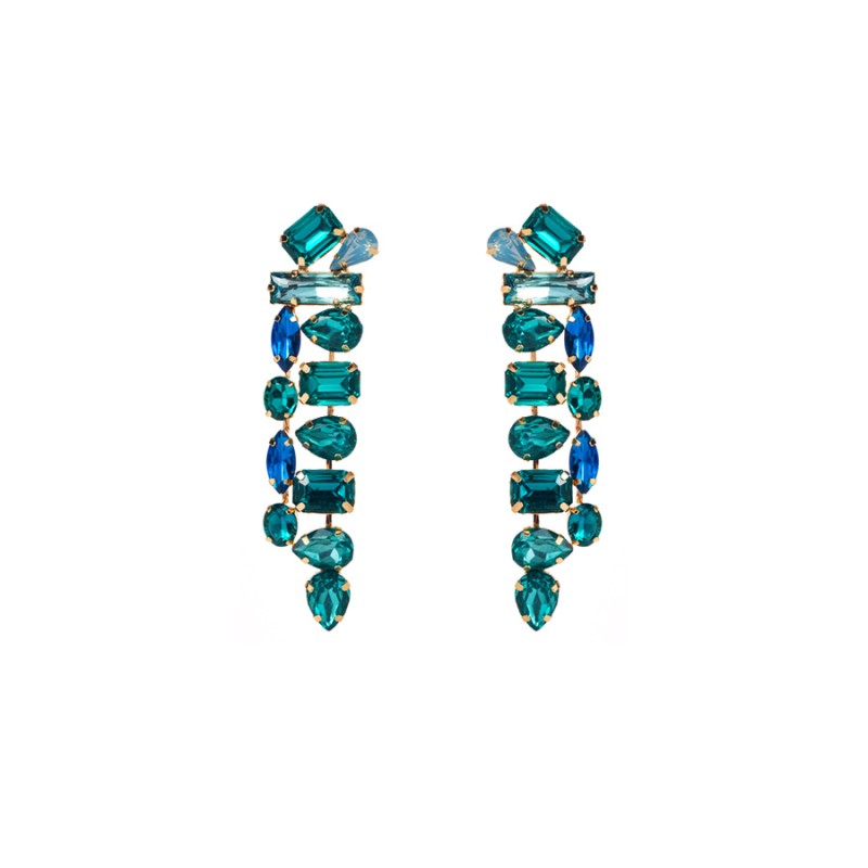 Fashion Jewelry Rhinestone Earrings For Women YWHME-540 