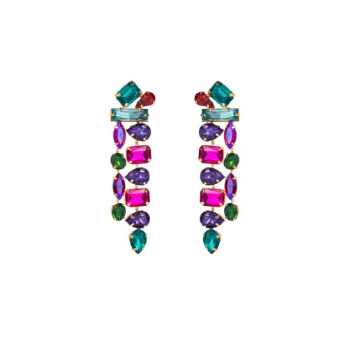 Fashion Jewelry Rhinestone Earrings For Women YWHME-540