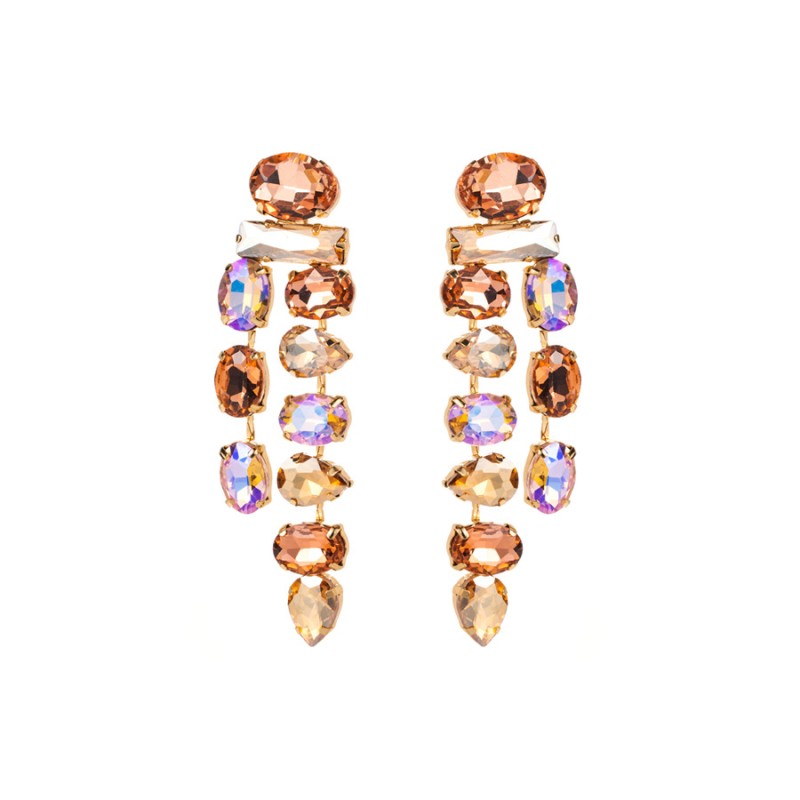 Fashion Jewelry Rhinestone Earrings For Women YWHME-541 