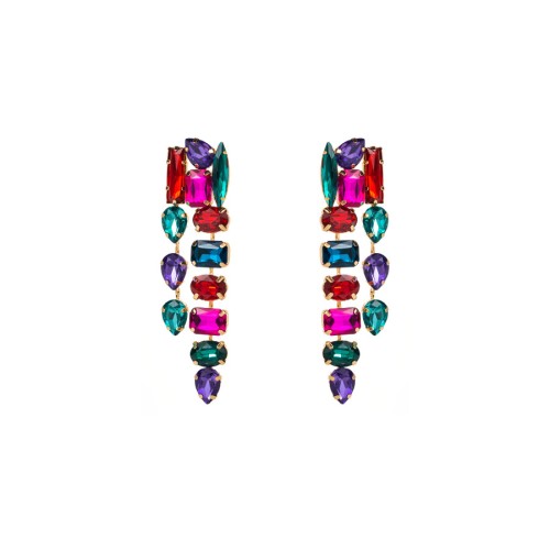 Fashion Jewelry Rhinestone Earrings For Women YWHME-542