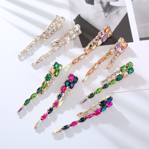 Fashion Jewelry Rhinestone Earrings For Women YWHME-543