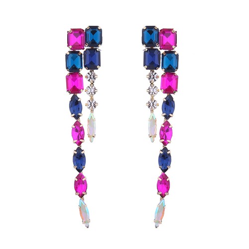 Fashion Jewelry Rhinestone Earrings For Women YWHME-543