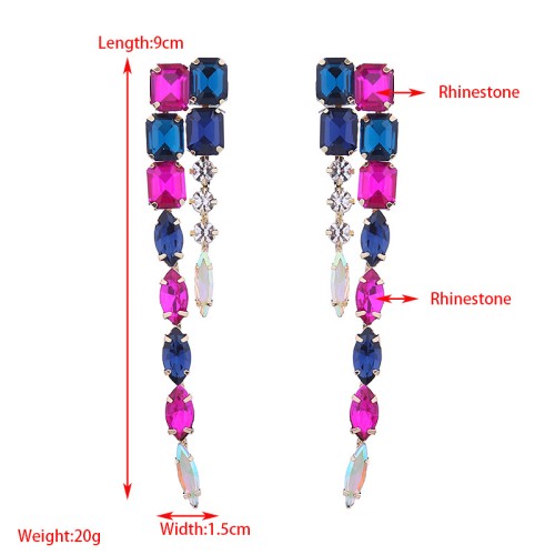 Fashion Jewelry Rhinestone Earrings For Women YWHME-543