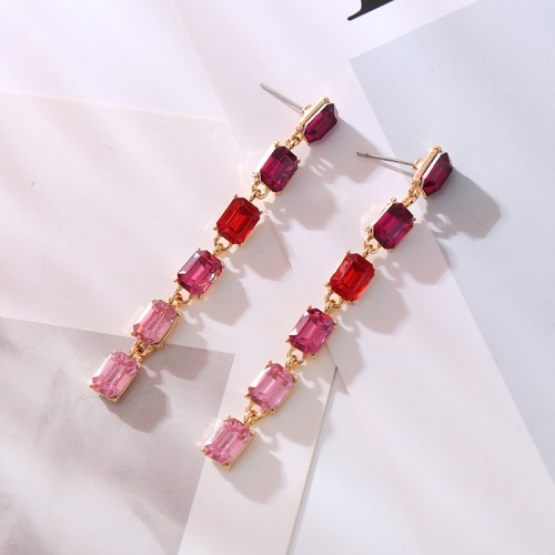 Fashion Jewelry Rhinestone Earrings For Women YWHME-544