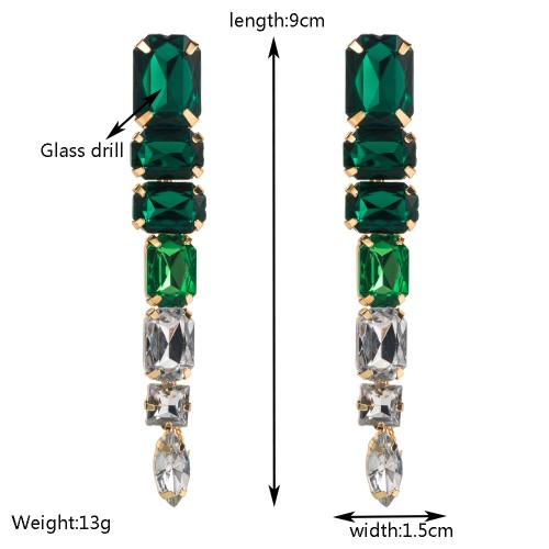 Fashion Jewelry Rhinestone Earrings For Women YWHME-545