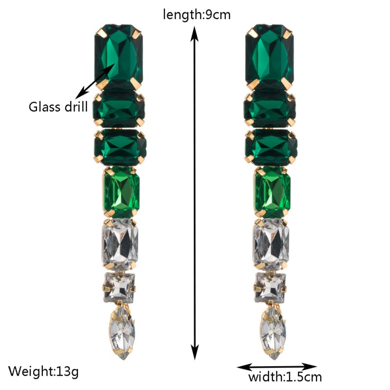 Fashion Jewelry Rhinestone Earrings For Women YWHME-545 