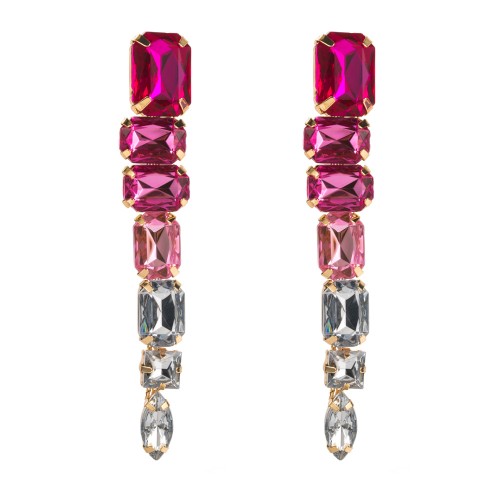 Fashion Jewelry Rhinestone Earrings For Women YWHME-545