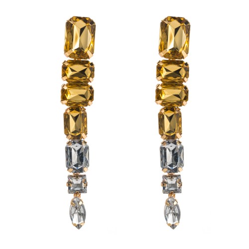 Fashion Jewelry Rhinestone Earrings For Women YWHME-545