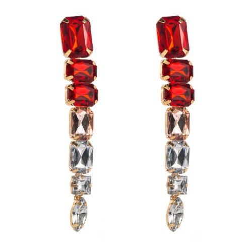 Fashion Jewelry Rhinestone Earrings For Women YWHME-545