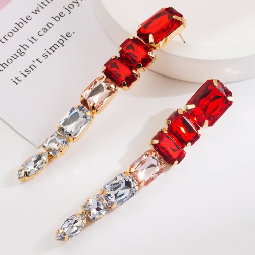 Fashion Jewelry Rhinestone Earrings For Women YWHME-545