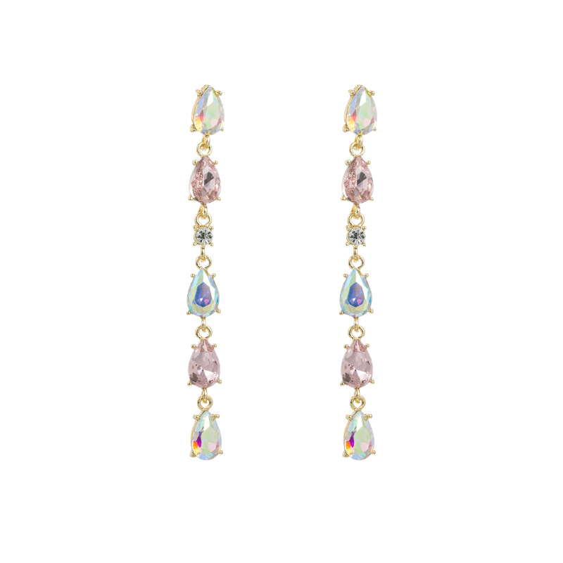 Fashion Jewelry Rhinestone Earrings For Women YWHME-546 