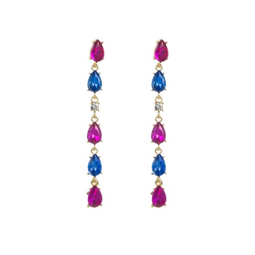 Fashion Jewelry Rhinestone Earrings For Women YWHME-546