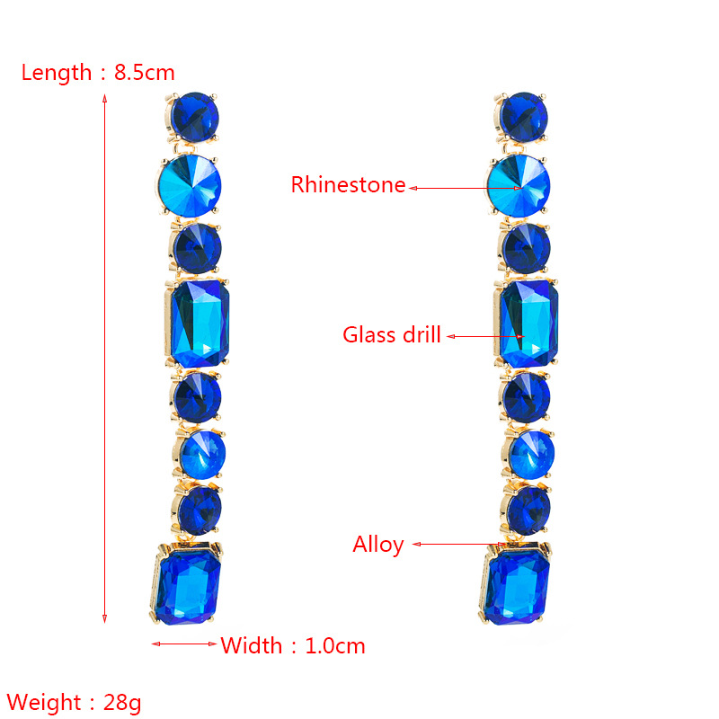 Fashion Jewelry Rhinestone Earrings For Women YWHME-547 