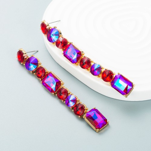 Fashion Jewelry Rhinestone Earrings For Women YWHME-547