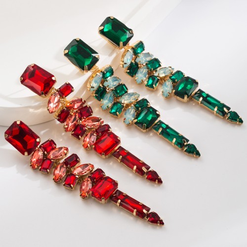 Fashion Jewelry Rhinestone Earrings For Women YWHME-548