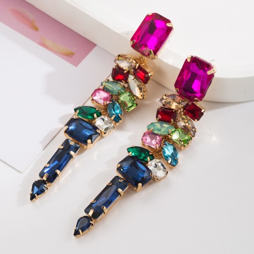 Fashion Jewelry Rhinestone Earrings For Women YWHME-548