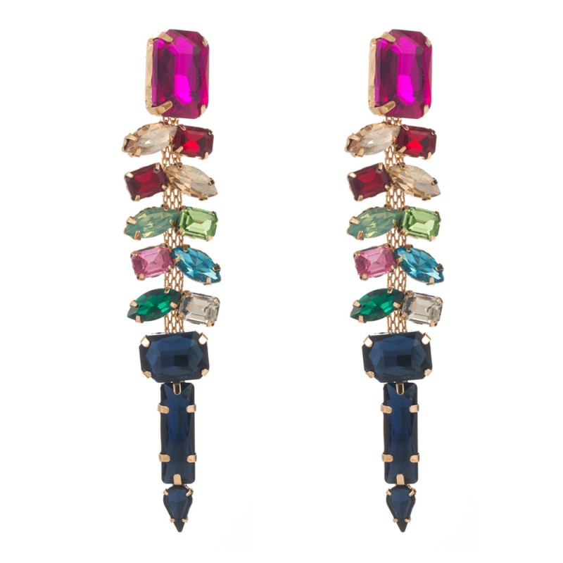 Fashion Jewelry Rhinestone Earrings For Women YWHME-548 