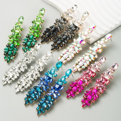 Fashion Jewelry Rhinestone Earrings For Women YWHME-549