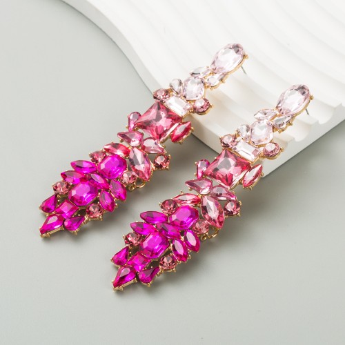 Fashion Jewelry Rhinestone Earrings For Women YWHME-549