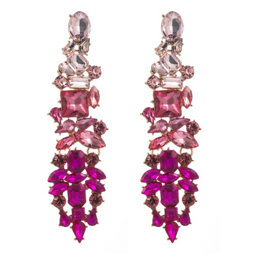 Fashion Jewelry Rhinestone Earrings For Women YWHME-549