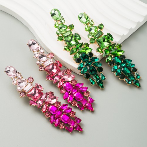 Fashion Jewelry Rhinestone Earrings For Women YWHME-549