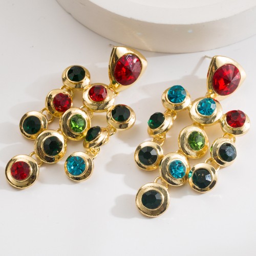 Fashion Jewelry Rhinestone Earrings For Women YWHME-550