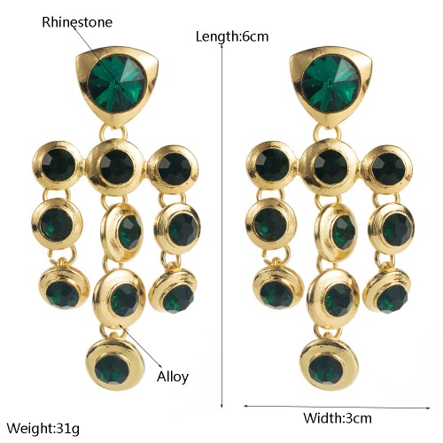 Fashion Jewelry Rhinestone Earrings For Women YWHME-550