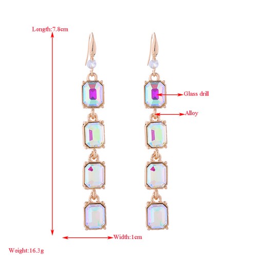 Fashion Jewelry Rhinestone Earrings For Women YWHME-551