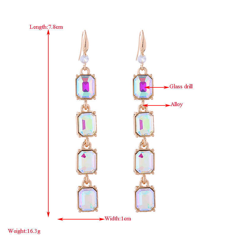 Fashion Jewelry Rhinestone Earrings For Women YWHME-551 