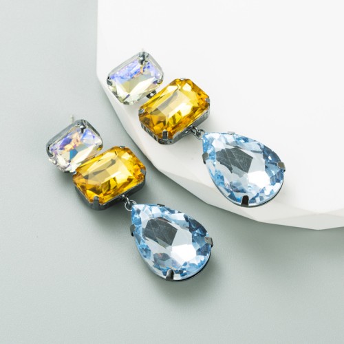 Fashion Jewelry Rhinestone Earrings For Women YWHME-553