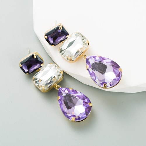 Fashion Jewelry Rhinestone Earrings For Women YWHME-553