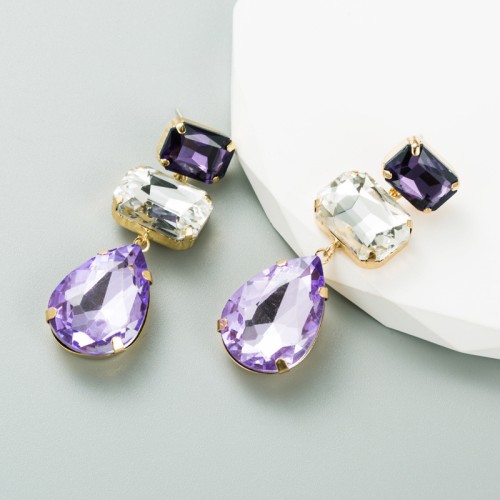 Fashion Jewelry Rhinestone Earrings For Women YWHME-553