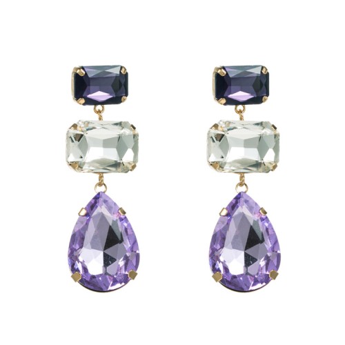 Fashion Jewelry Rhinestone Earrings For Women YWHME-553