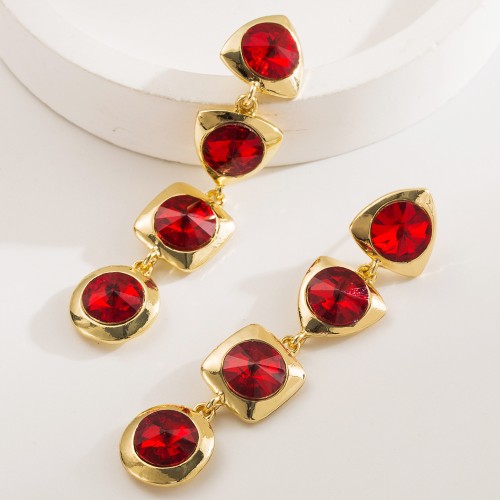 Fashion Jewelry Rhinestone Earrings For Women YWHME-554