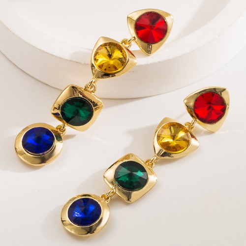 Fashion Jewelry Rhinestone Earrings For Women YWHME-554