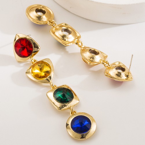 Fashion Jewelry Rhinestone Earrings For Women YWHME-554