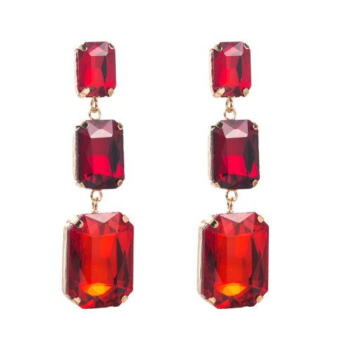 Fashion Jewelry Rhinestone Earrings For Women YWHME-555